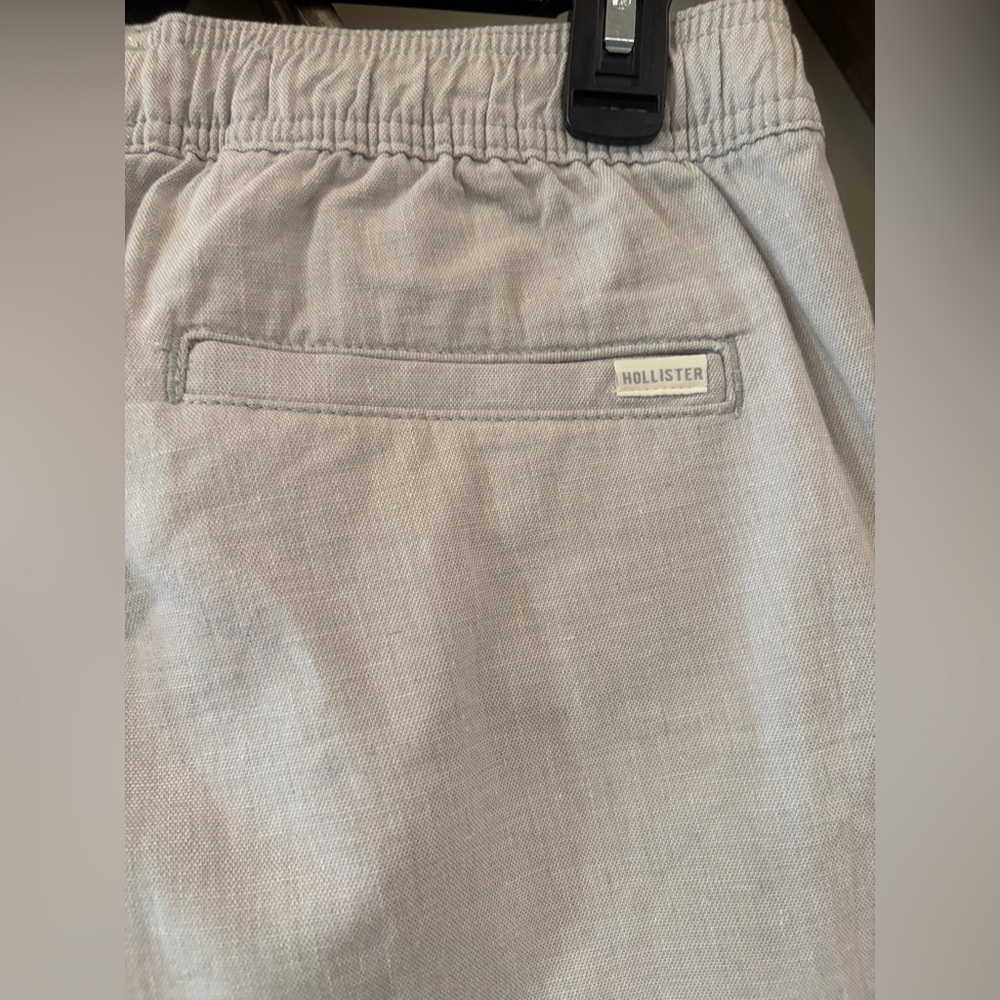 Hollister Men’s Epic Flex Slim Straight Linen Blend Pant. Pull on. NWT. Size XS - Picture 5 of 7